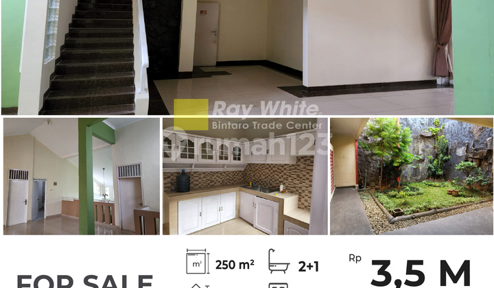 Rumah Bangunan Luas di Parkit Bintaro Sektor 2 