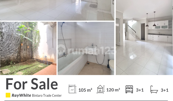 Rumah Bagus Semi Furnished Discovery @Bintaro Sektor 9