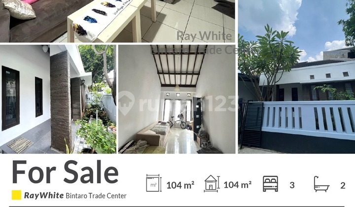 Rumah Murah Terenovasi di Kompleks @Ciputat Baru  2