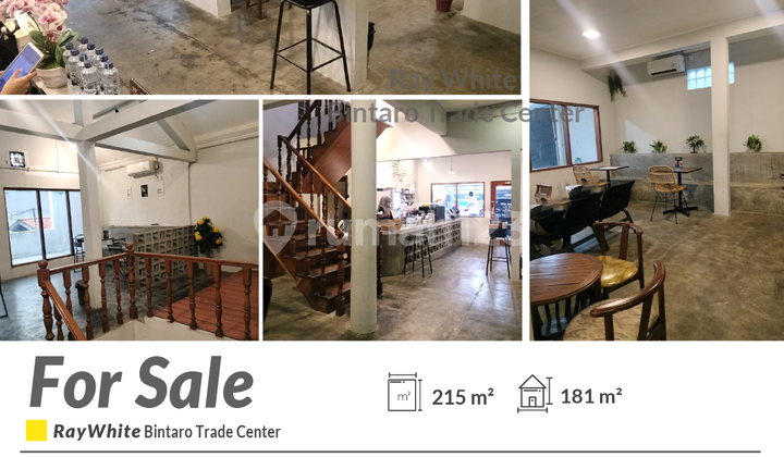 Jual Coffee Shop Bangunan Bagus Dekat Stasiun Pondok Ranji