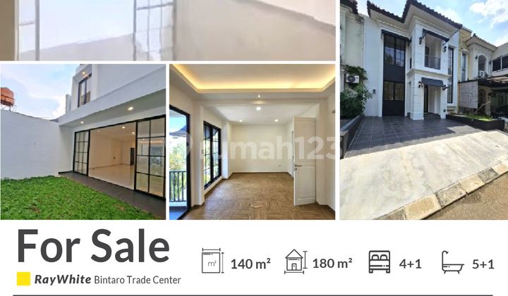 Jual Rumah American Style dengan Pool di Puri Bintaro 9