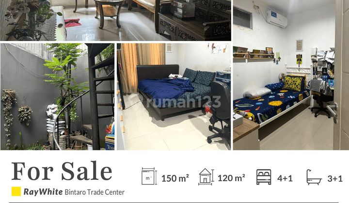 Dijual Rumah Town House Bintaro Sektor 9 Dekat Stasiun  1