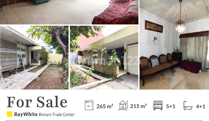 Rumah Strategis di Blok M Kebayoran Baru, Dekat Fasilitas Umum