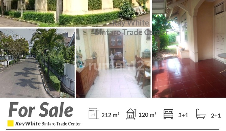 Jual Bu Rumah Hook di Bintaro Sektor 3A Jual Bu Rumah Hook di Bintaro Sektor 3A