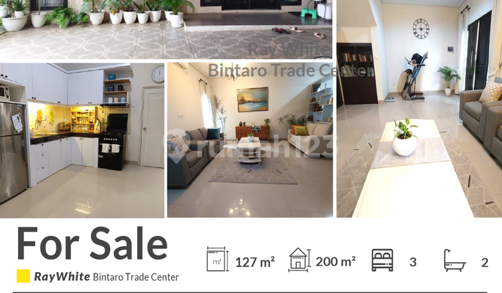 Rumah Siap Huni Cluster Jurang Mangu Dekat Stasiun