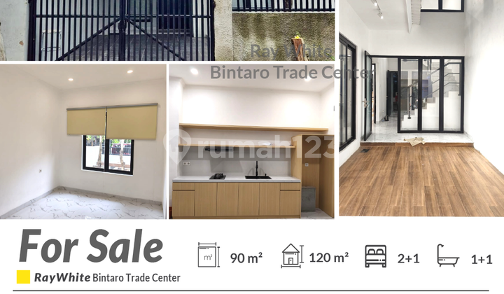 Rumah Baru Siap Huni di Bintaro Sektor 4