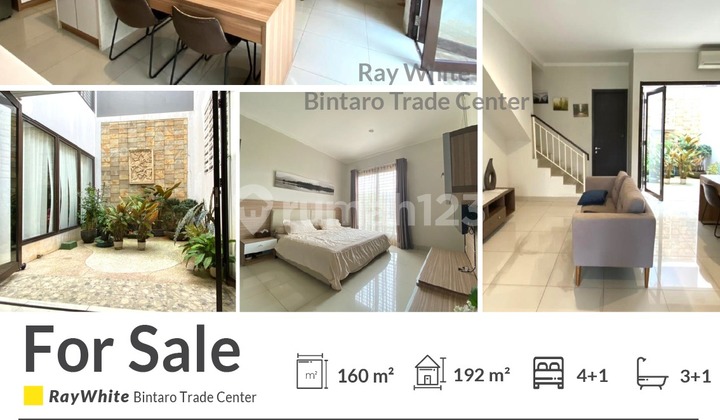 Rumah Semi Furnished Modern Discovery Bintaro Sektor 9