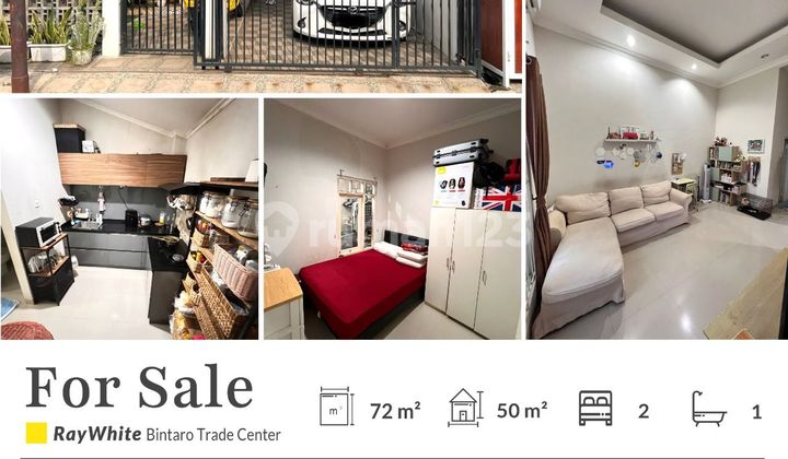 Rumah Lantai Granit dengan Furnished di Nusa Loka BSD