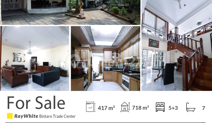 Rumah Mewah Hang Lekiu Kebayoran Baru