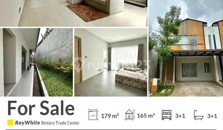 Rumah Scandinavian Terenovasi di Mazenta Residence Dekat BXC  1