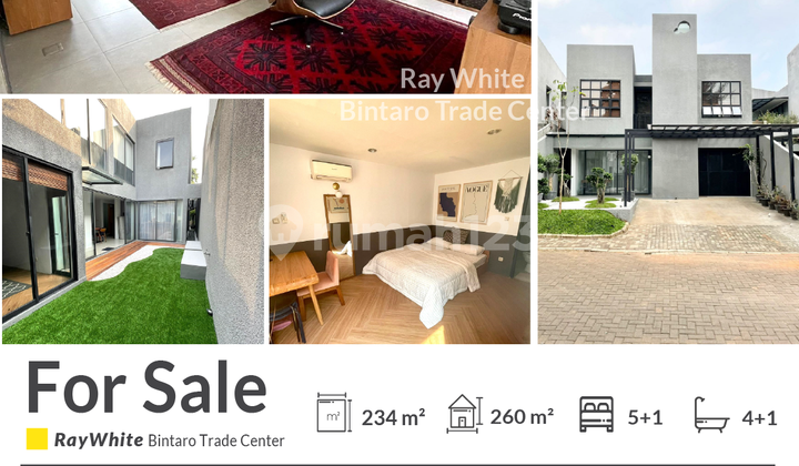 Jual Rumah Industrial Modern di Veteran Jaksel