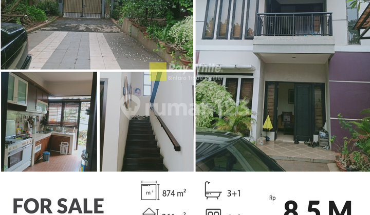 Rumah Luas 2 Lantai Harga Murah @Bintaro Sektor 2 Jaksel