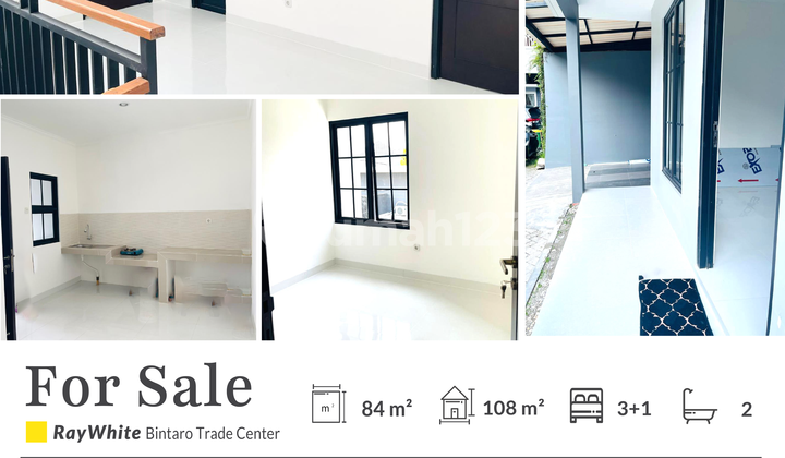 Jual Rumah Terenovasi di Cluster Bintaro Pratama, Open Nego