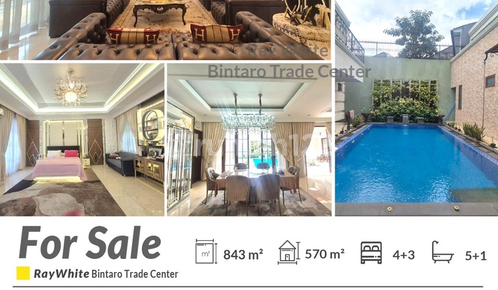 Rumah Mewah dan Elegan di Menteng Bintaro Sektor 7