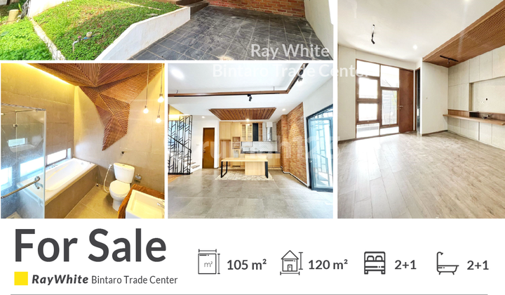 Rumah Adem dan Cozy di Discovery Fiore Bintaro Sektor 9 