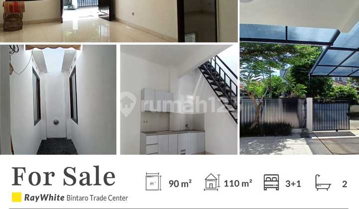 Rumah Minimalis Murah di Cluster Pisok Bintaro Sektor 5