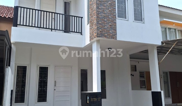 Rumah Baru Renovasi 2 Lantai Cluster Mahagoni Graha Bintaro 