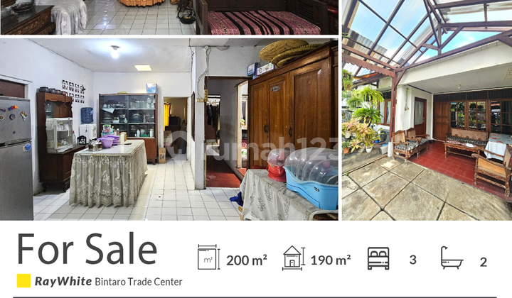 Jual Rumah Murah dan Luas Selangkah ke MRT Lebak Bulus