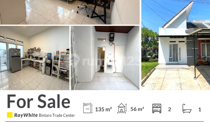 Rumah Hook Murah Cluster Permata Bintaro, Bangunan Bagus 2