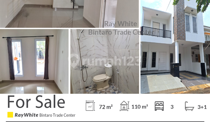 Newly Renovated 2-Story House in Mahagoni Cluster, Graha Bintaro 2