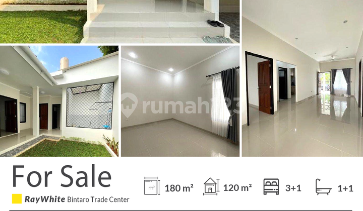 Jual Rumah Terenovasi Harga Murah Cluster @Graha Bintaro  2