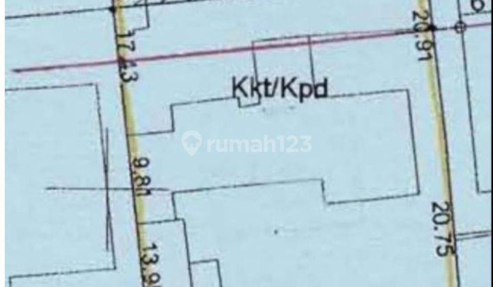 Lahan Komersil Area Belakang Mcd Kemang 1.450 Sqm Disewakan Cepat 1