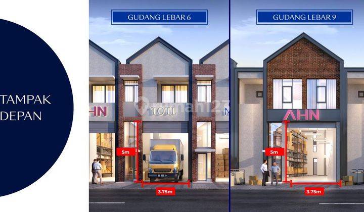 Gudang Bizpark Pik 2 Dijual Uk 9x20 Multiguna 2 Lantai Lokasi Strategis Bisa Cicilan Dan Kpg 1