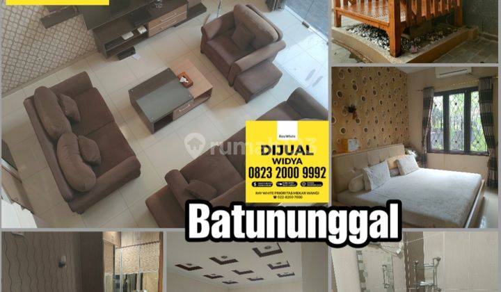 Dijual rumah 2 lantai terawat dengan taman depan blk di cluster elite batununggal 1