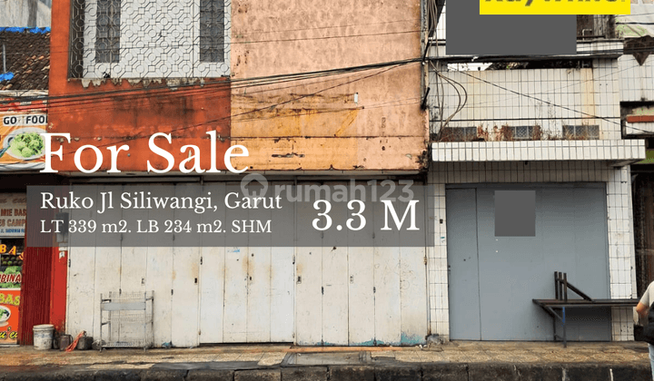 Ruko 2 lantai mainroad Jl Siliwangi Garut 1