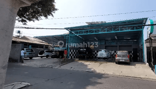 Dijual Sebidang Tanah Sangat Strategis Hoek , Beserta Unit Usaha Tempat Pencucian Mobil Modern Carwash  1