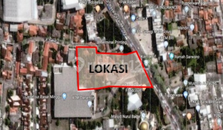 Tanah Dan Bangunan Raya Pasar Minggu Jaksel