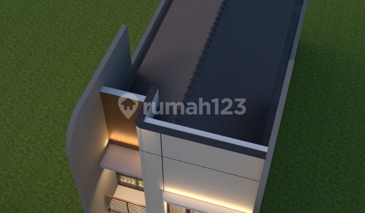 Rumah Minimalis di Pradah Permai Surabaya - Bangunan Hadap Selatan 2