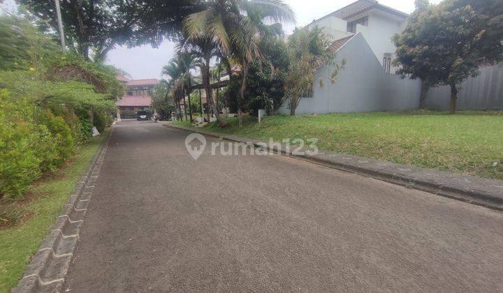 tampak depan kavling datar siap bangun dalam