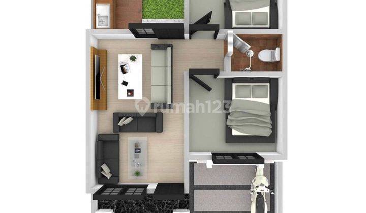 Rumah Mewah 1 Lantai Classic Tropis Al Ayyubi Residence Dekat Tol Krukut 2