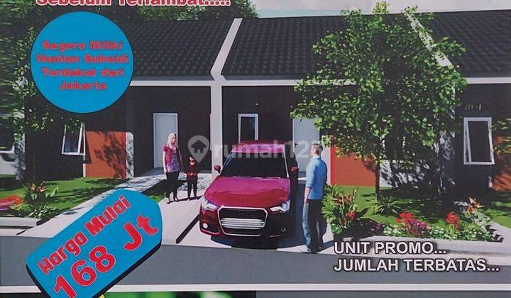 Rumah subsidi murah dicitayam bisa kpr!  1