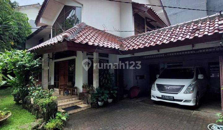 Rumah Siap Huni Di Ciniru Kebayoran Baru, Asri Depan Taman, One Gate System 1