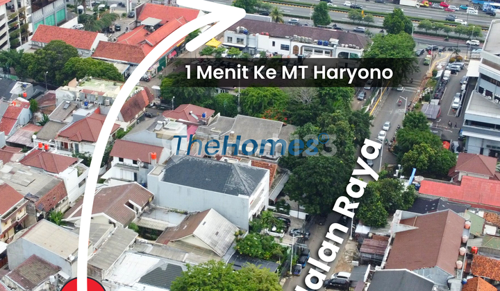 Rumah Kantor di Tebet Barat Dalam Raya, Dekat Mt Haryono dan Pintu Tol 2