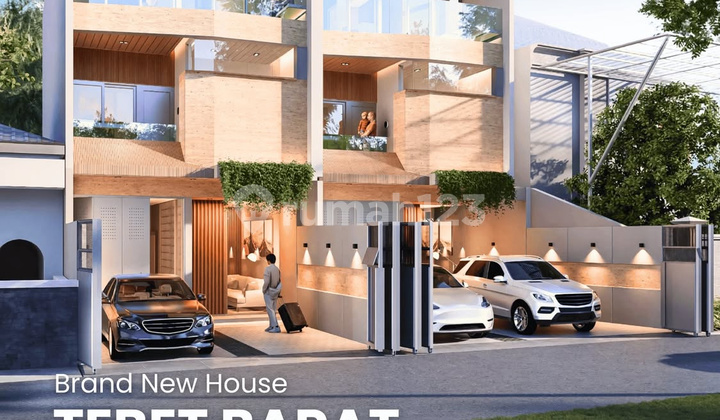 Rumah baru di tebet barat sisa 1 unit, akses jalan lebar 3 mobil, bangunan 2025 2