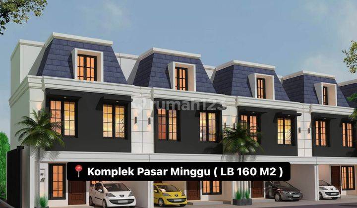 (BRAND NEW 3 LANTAI) AMERICAN CLASSIC HOUSE AT PASAR MINGGU 1