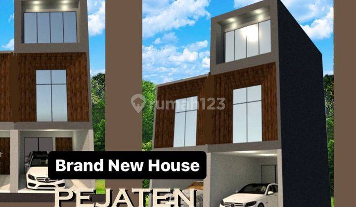 (TERMURAH PEJATEN BARAT) RUMAH 3 LANTAI BRAND NEW 1