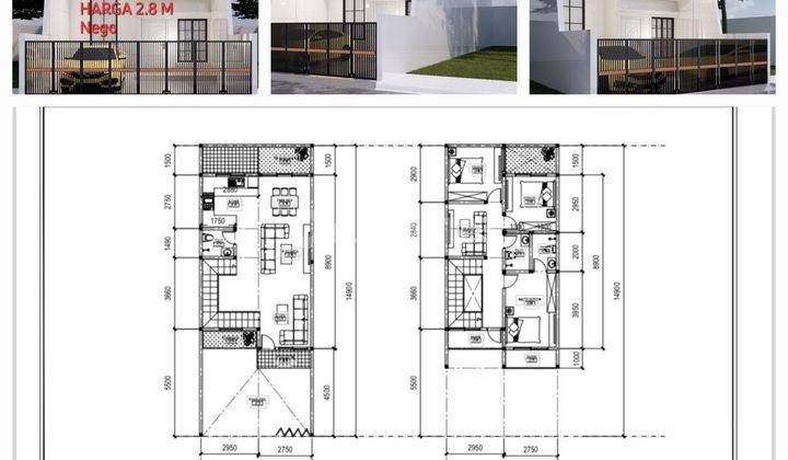 Rumah baru indent 3 lantai 2