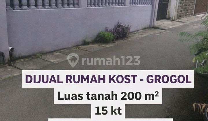 Dijual Rumah Kost Grogol Dekat Dengankampus