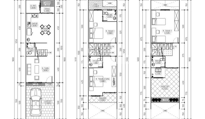 Unit Baru Duri Kepa Row Jalan Lebar  2