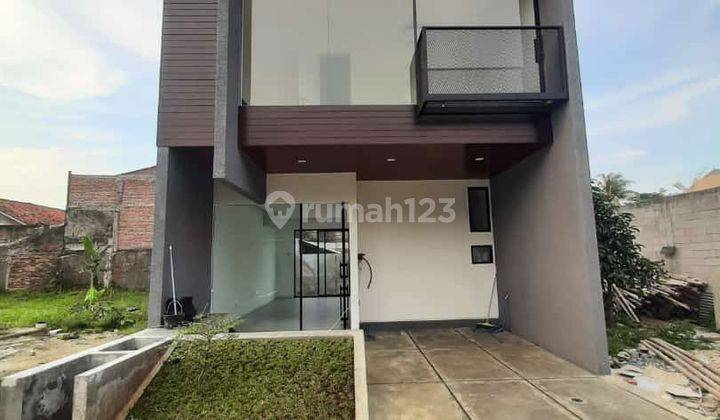 DEKAT MRT LEBAK BULUS DIJUAL RUMAH BARU DALAM CLUSTER DI WILAYAH CIRENDEU 1