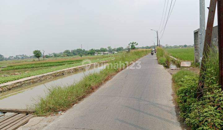 Dijual Tanah/kavling Sawah Dekat Bandara Soekarno Hatta Akses Max Mobil Truk Double 1