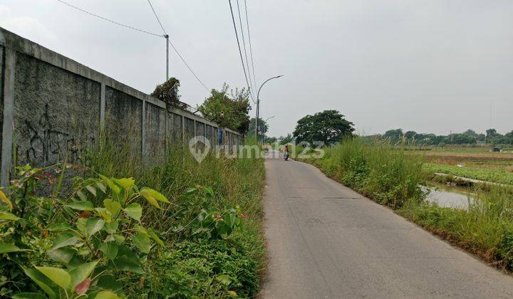 Dijual Tanah/kavling Sawah Dekat Bandara Soekarno Hatta Akses Max Mobil Truk Double 2