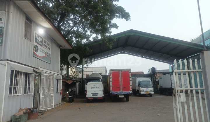 Dijual Tempat Pool Mobil + Bangunan di Bekasi Raya KM 23.5 - Lokasi Strategis!Harga Rp.17 Jt/M2