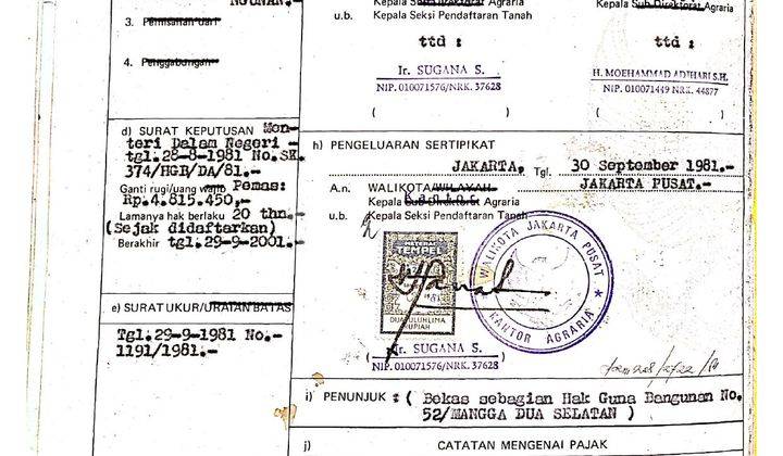 Gudang Dibawah Njop 43 Persen 1062 M2 Pinggir Jalan Mangga Dua 8