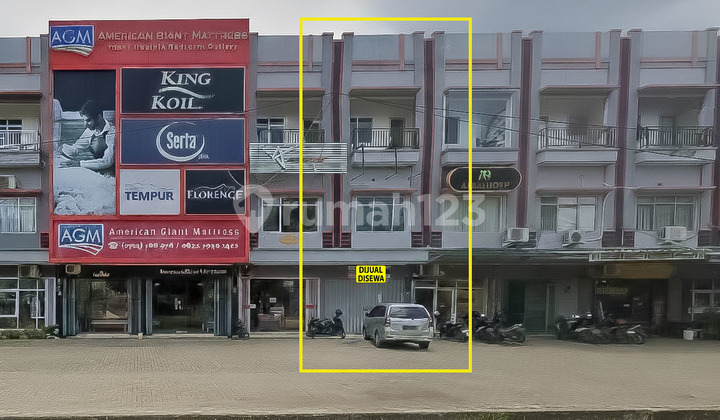 Jual Ruko 3 Lantai Pinggir Jalan di Way Halim