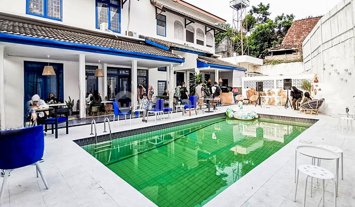 Jual Sewa Rumah Café Resto Kolam Renang Lt 830 di Cinere 2